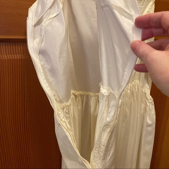 Vintage taffeta slip, size S - Picture 6 of 8
